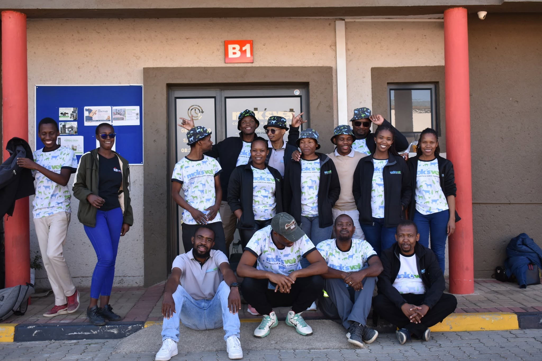 Team at Gaborone branch